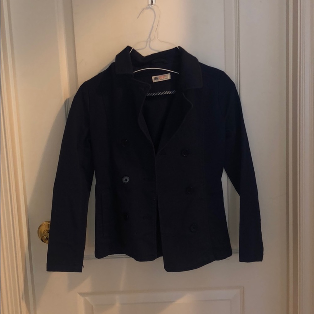 Kids Blue Peacoat